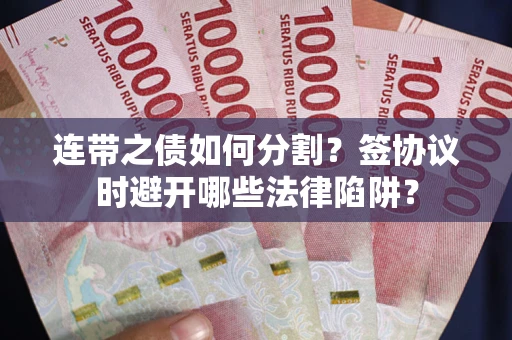 北京连带之债如何分割？签协议时避开哪些法律陷阱？