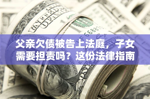 北京父亲欠债被告上法庭，子女需要担责吗？这份法律指南必须看完