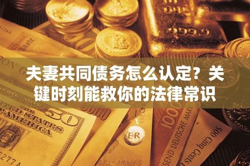 北京夫妻共同债务怎么认定？关键时刻能救你的法律常识