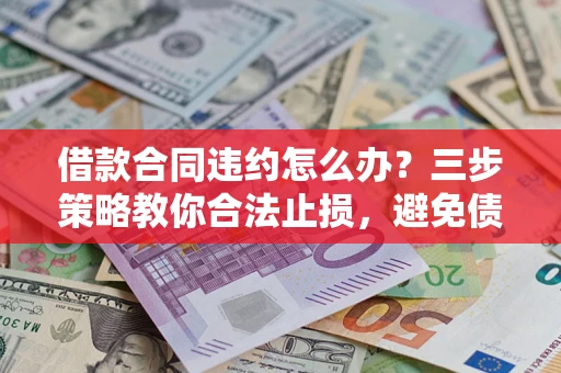 北京借款合同违约怎么办？三步策略教你合法止损，避免债务危机升级